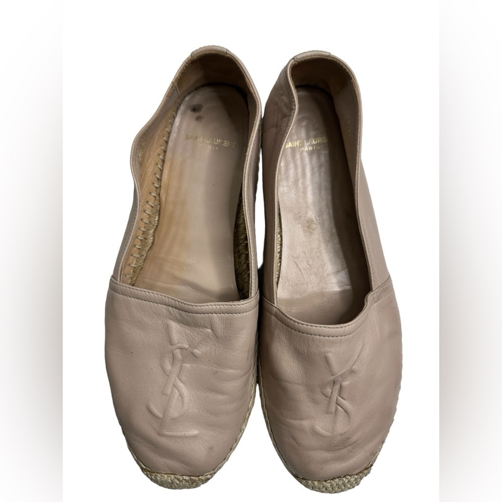 saint laurent espadrilles women Nappa rouse Poudre size 39